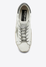 Super-Star Distressed Leather Sneakers