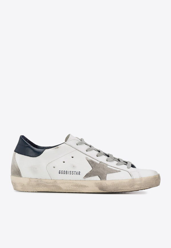 Super-Star Distressed Leather Sneakers