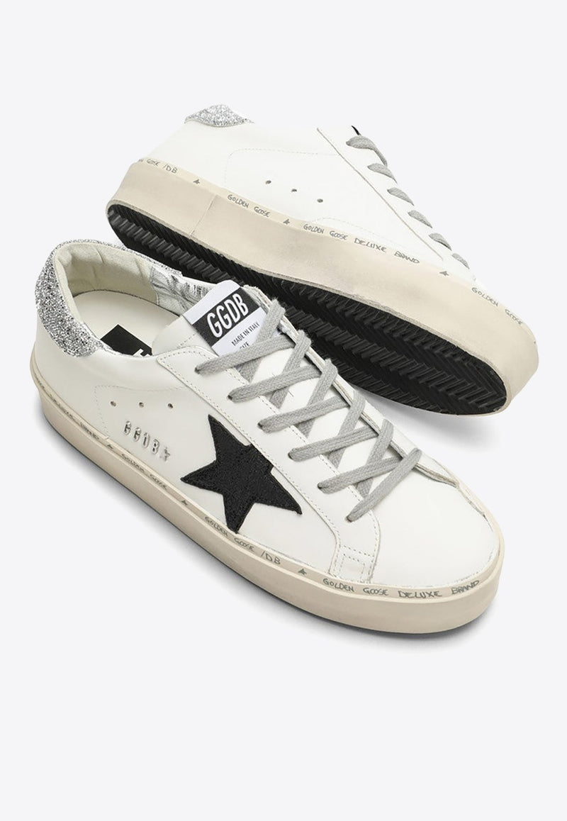 Hi-Star Low-Top Sneakers with Glittered Star and Heel