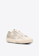 V-star Metallic Leather Sneakers