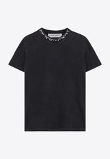 Crystal Embellished Crewneck T-shirt