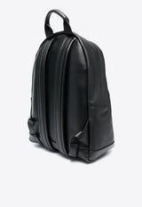 Grained Leather Backpack