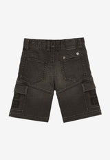 Boys Washed Denim Shorts