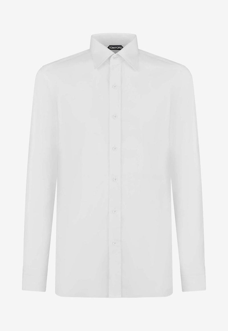 Classic Poplin Button-Up Shirt