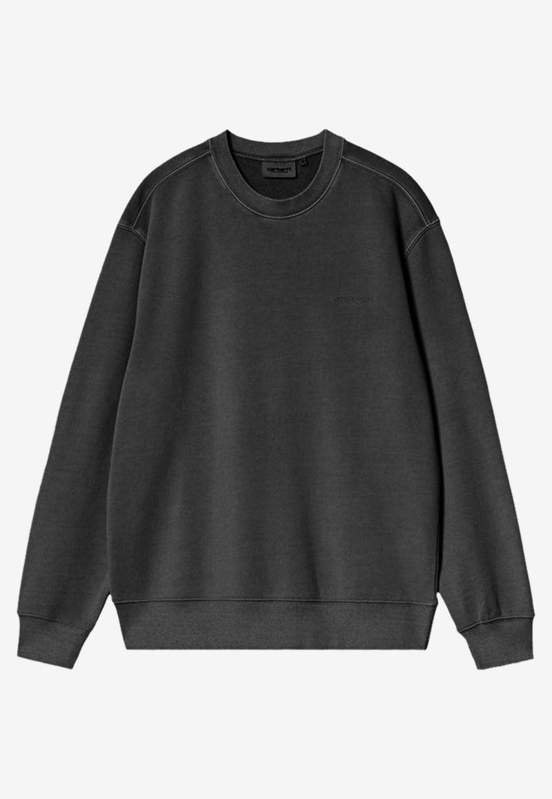 Duster Script Washed  Sweatshirt