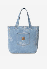 Stamp Denim Tote Bag