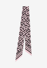 La Greca Silk Twill Scarf Tie