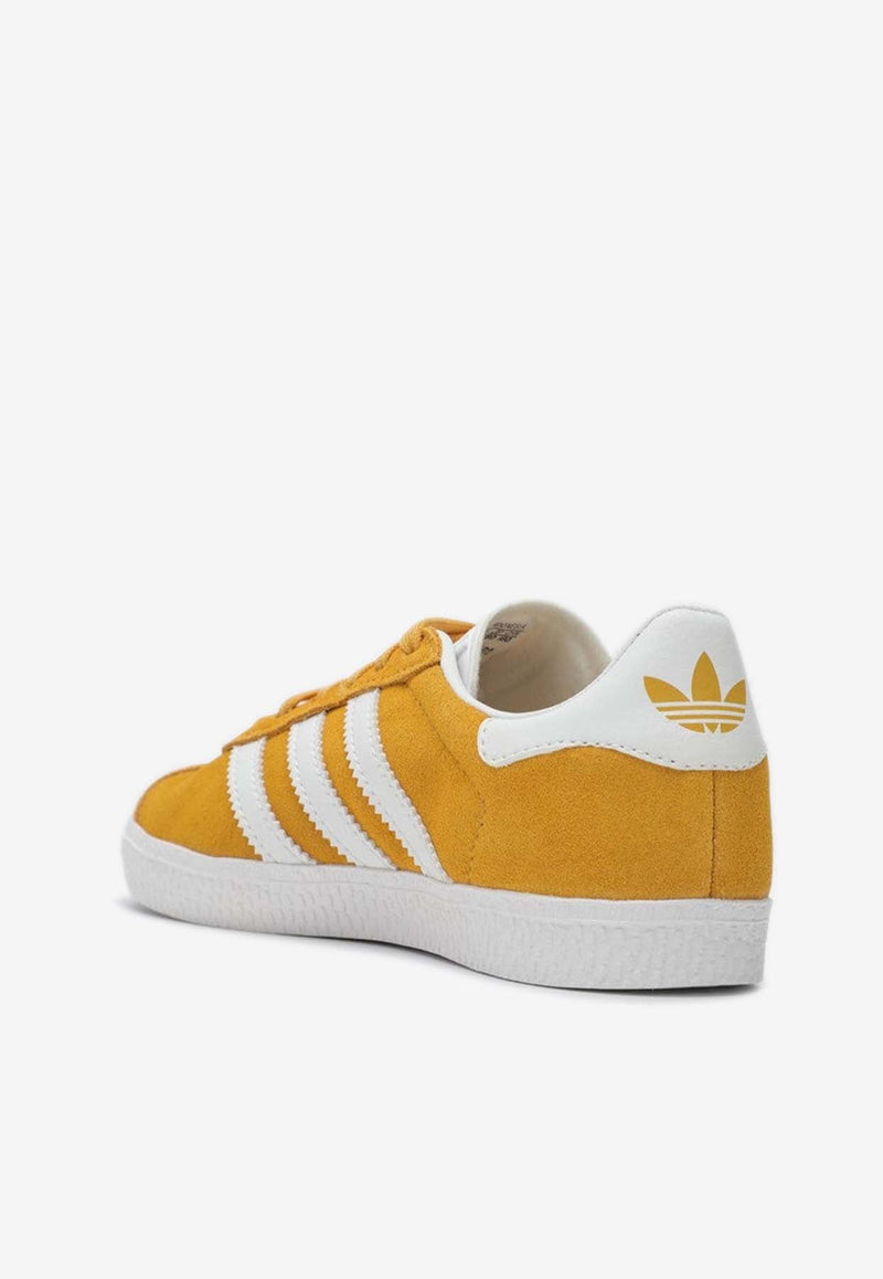 Girls Gazelle Suede Low-Top Sneakers