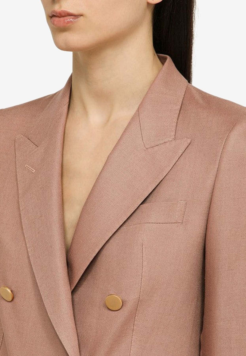 Double-Breasted Tailored Blazer