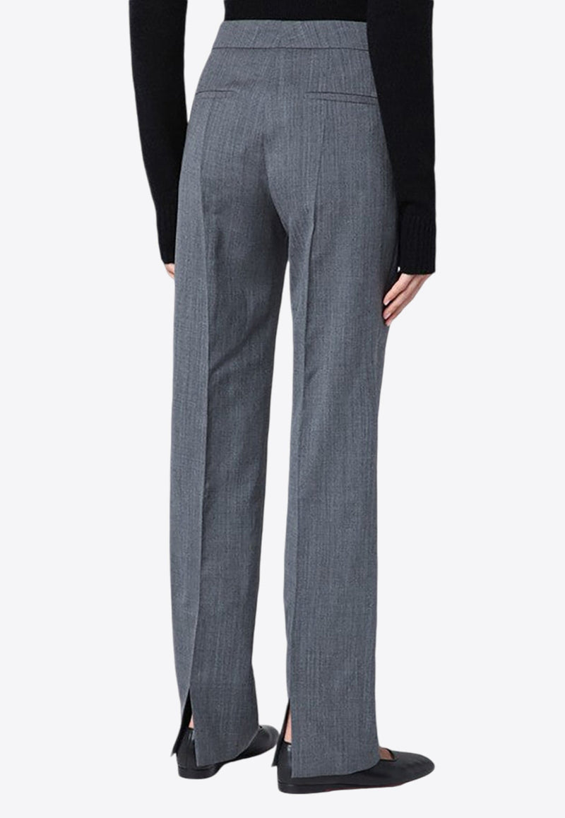 Tailored Wool Slim Pants