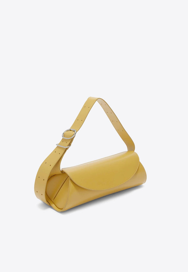 Small Cannolo Calf Leather Shoulder Bag