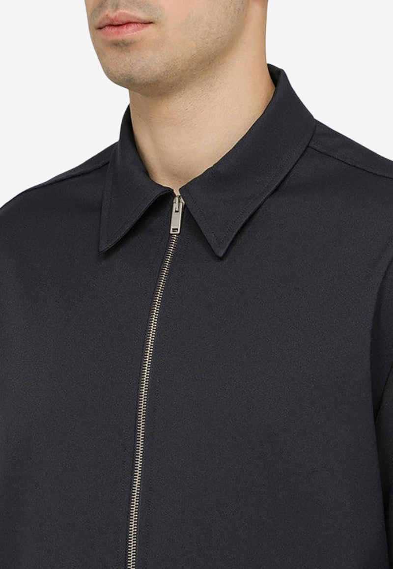 Two-Way Zip-Up Overshirt