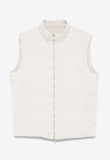 Corduroy Zip-Up Vest