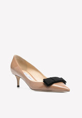 Ari 50 Pumps in Patent Leather with Bow