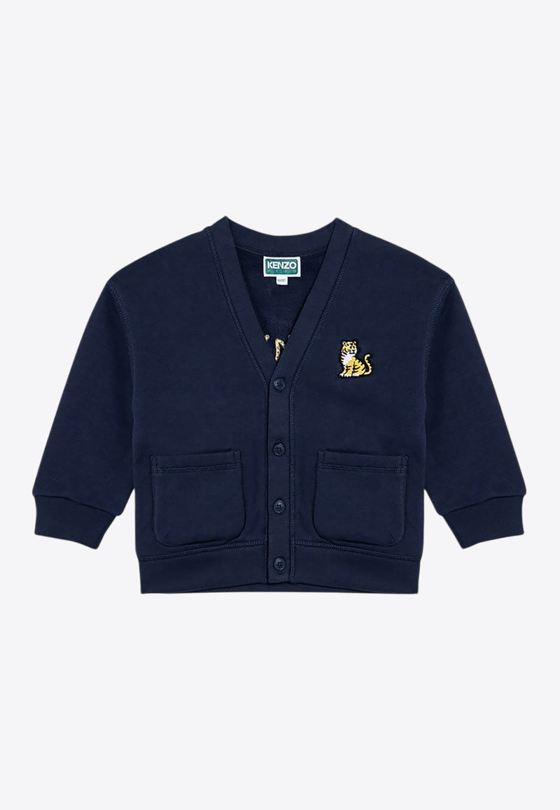 Boys Embroidered Tiger Cardigan