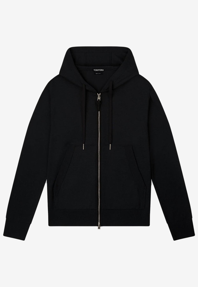 Zip-Up Hoodie in Merino Wool