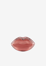 Kiss Me Minaudière Crystal Embellished Clutch