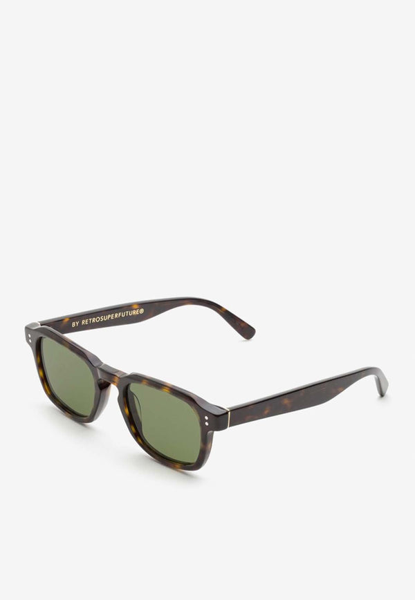 Luce 3627 Tortoiseshell Square Sunglasses