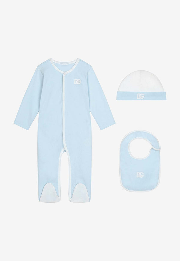 Babies Three-Piece Logo-Embroidered Gift Set