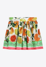 Baby Girls Lemon and Orange Skirt