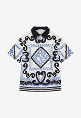 Boys Marina-Printed Buttoned Shirt