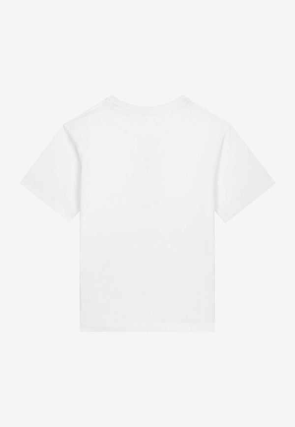 Boys Anchor Print Short-Sleeved T-shirt