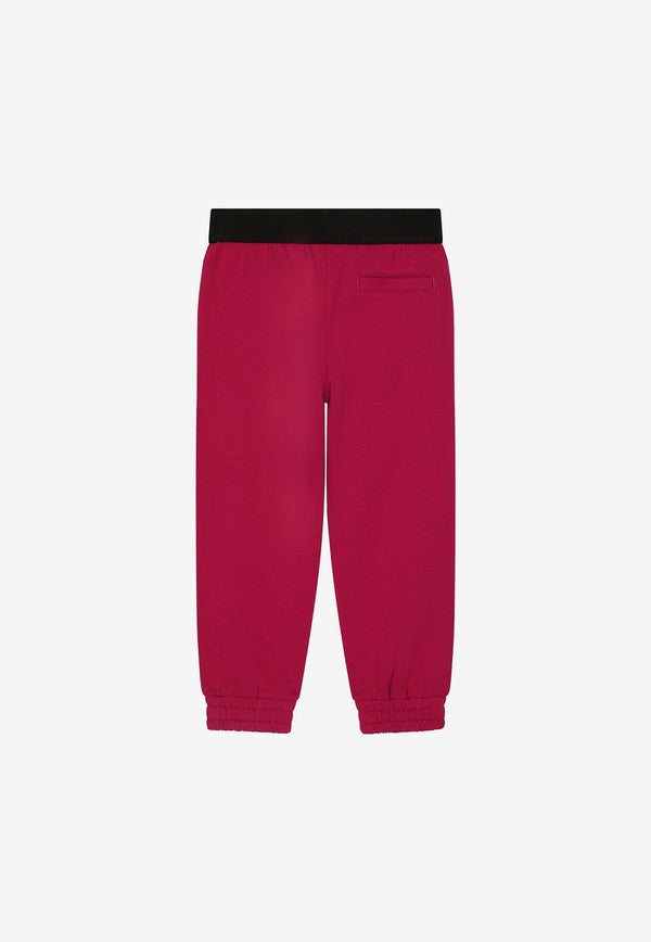 Girls Branded Waist Track Pants