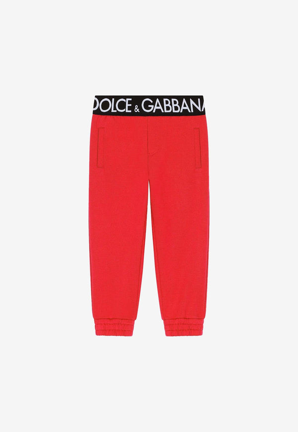 Girls Branded Waist Track Pants