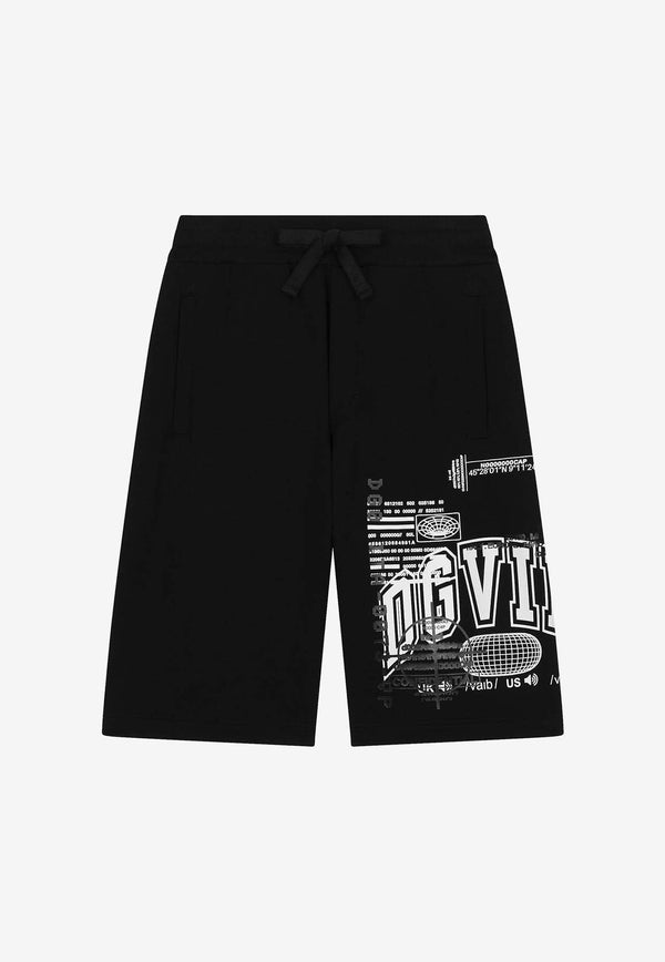 Kids Logo Print Shorts