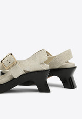 Ease 70 Oversized Buckle Suede Sandals