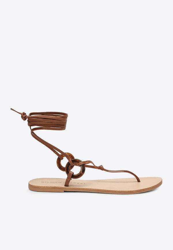 Mer Gladiator Leather Sandals