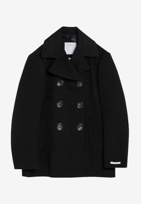 Livorno Double-Breasted Wool Pea Coat