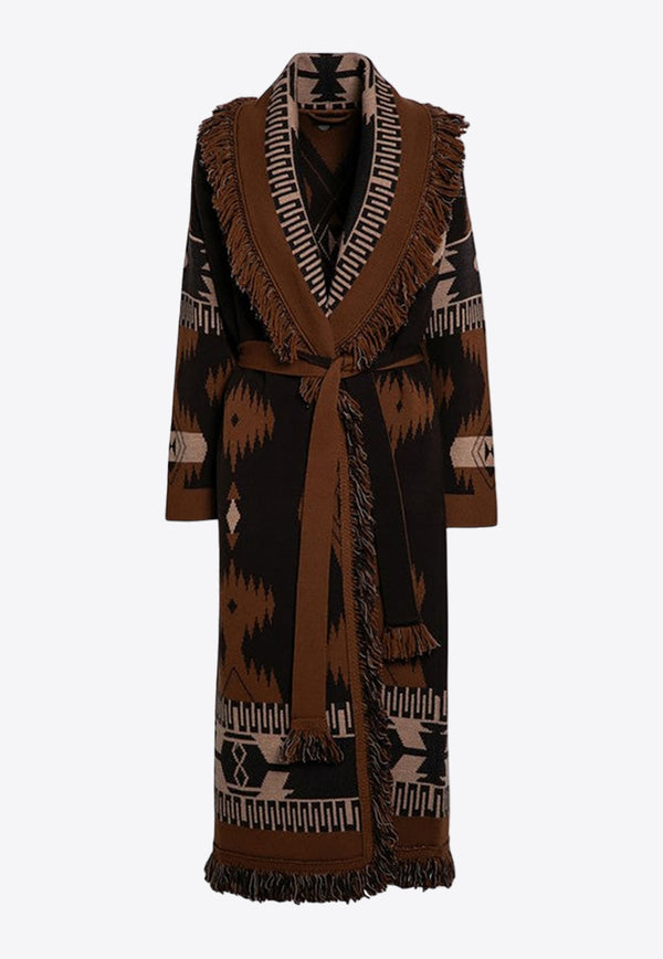 Iconic Jacquard Fringed Cardigan