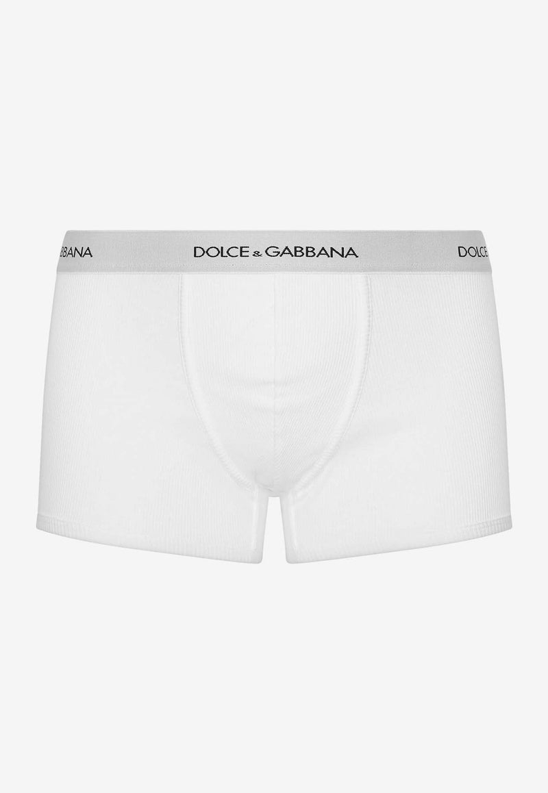 Logo Waistband Fine-Rib Boxers