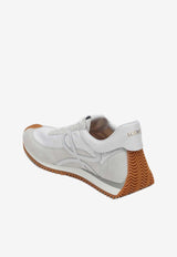 Flow Runner Nylon and Suede Sneakers