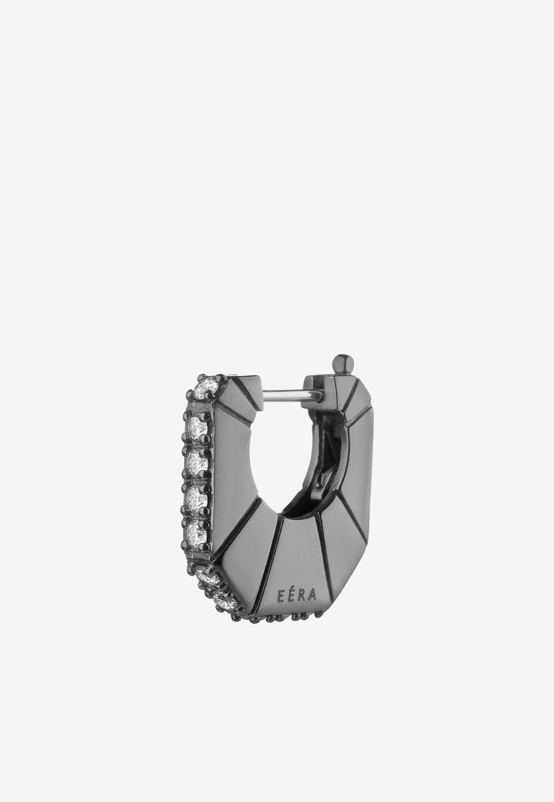 Marla Single Earring in 18-karat White Gold with Diamonds