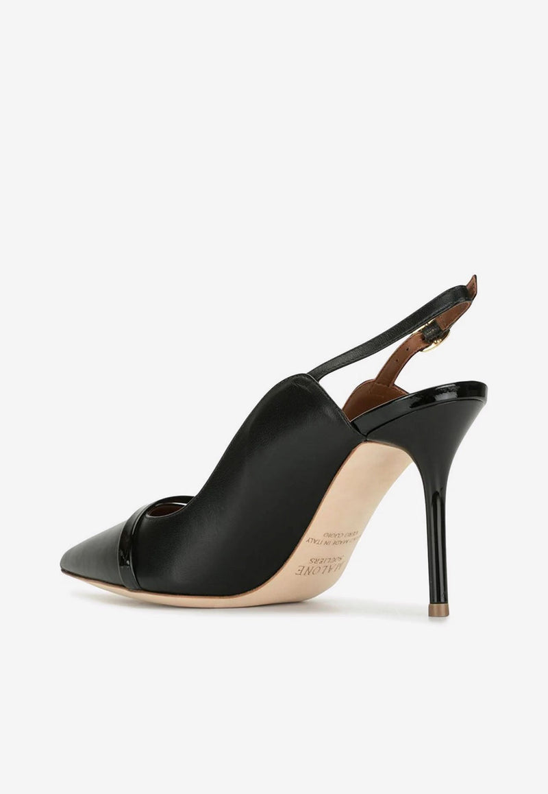 Marion 85 Slingback Pumps in Nappa Leather