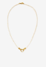 X Harris Reed Medium In Good Hands Pearl Necklace