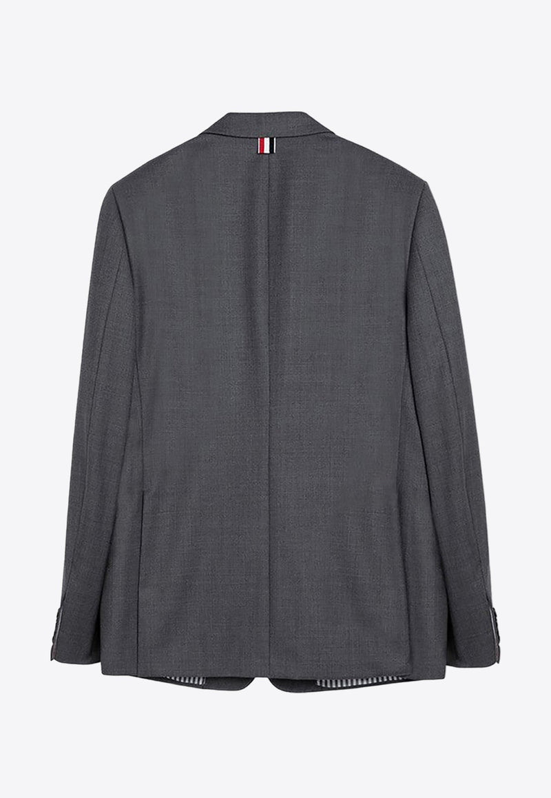 Single-Breasted Wool Blazer