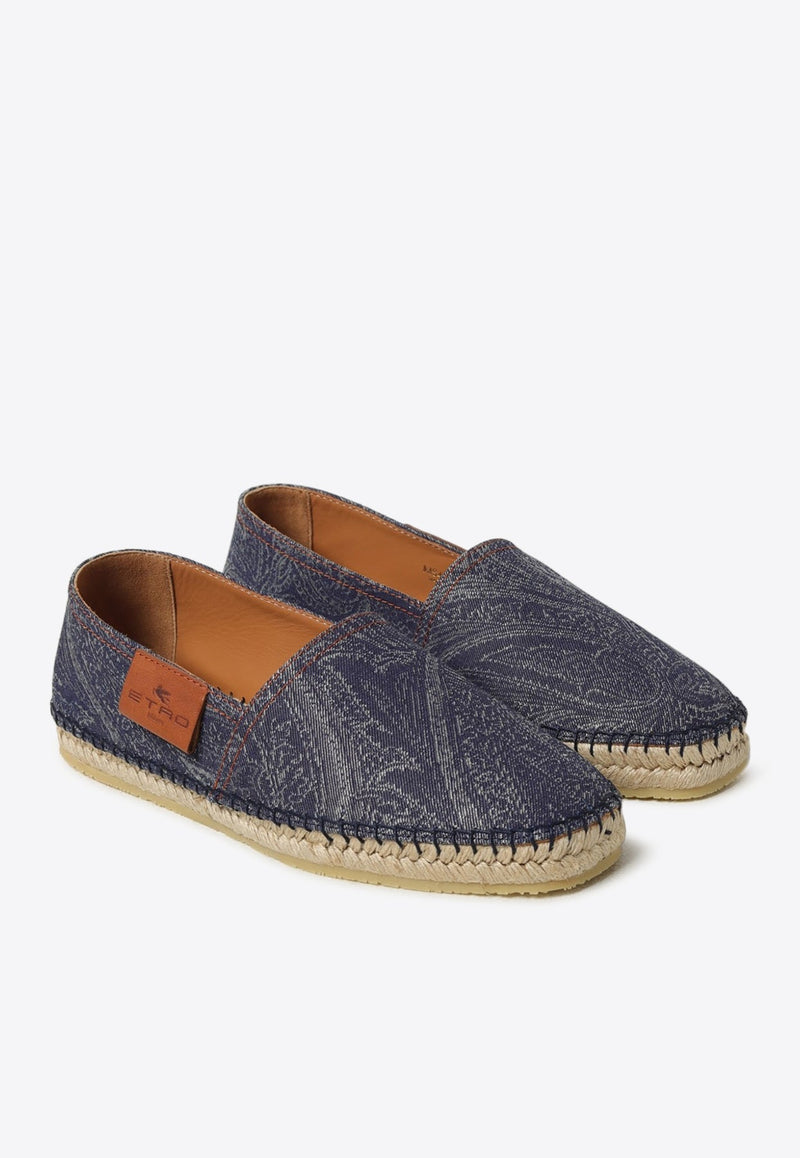 Paisley Jacquard Espadrilles