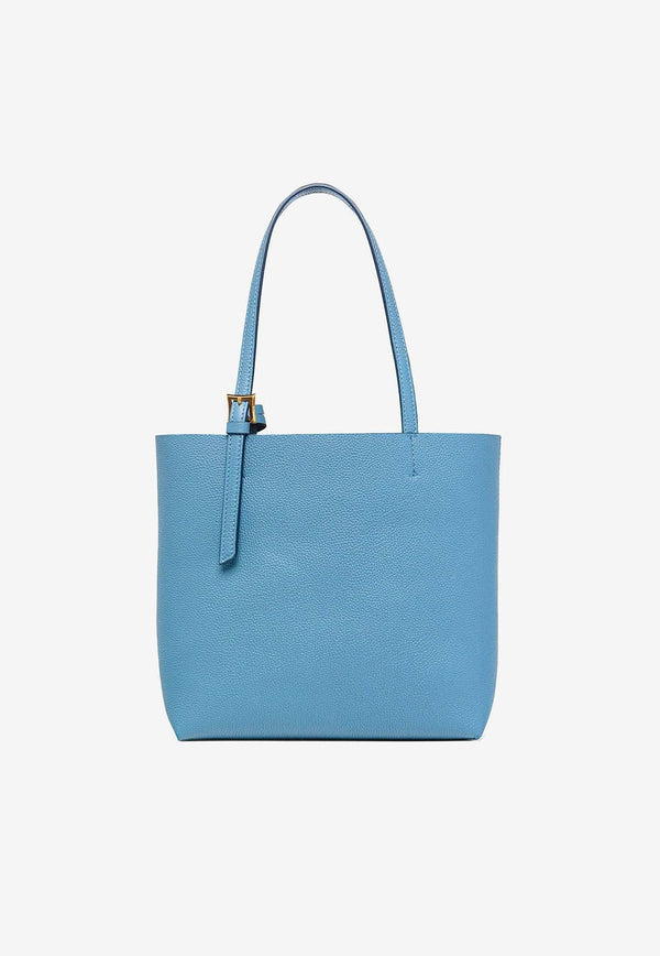 Himmel Embossed Logo Leather Tote Bag