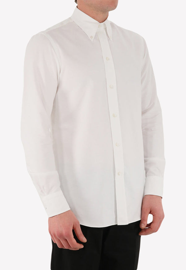 Long-Sleeved Cotton Shirt