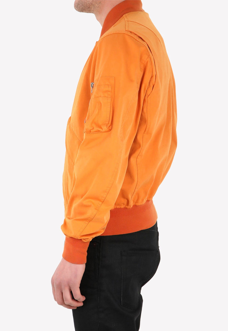 Flight Zip-Up Bomber Jacket