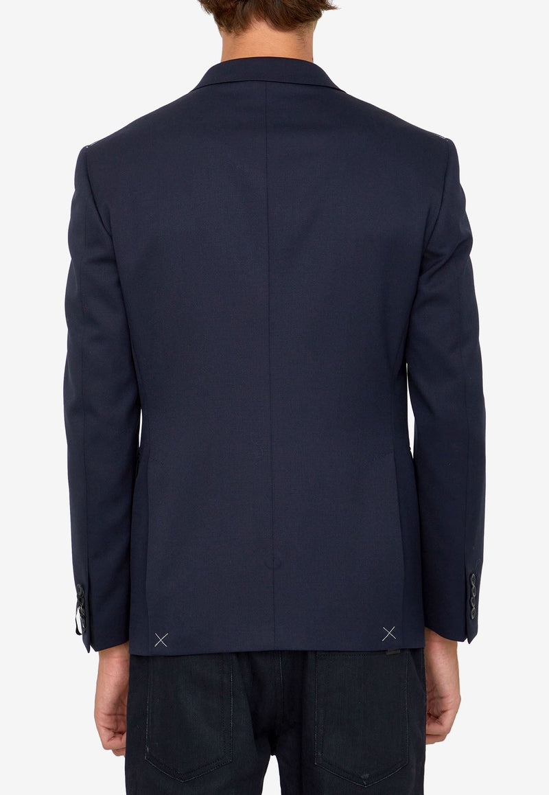 Wool Single-Breasted Blazer