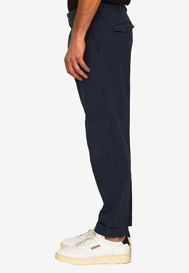 Slim-Fit Chino Pants with Peats