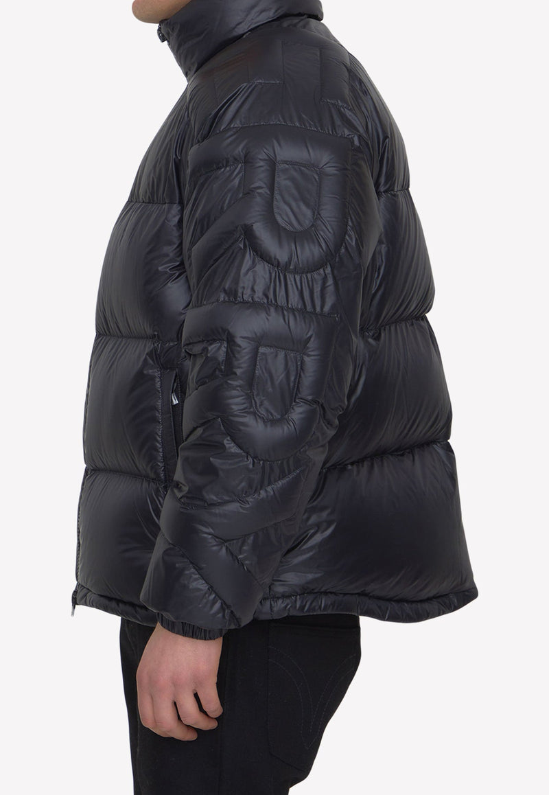 Down Puffer Jacket in Tech Fabric