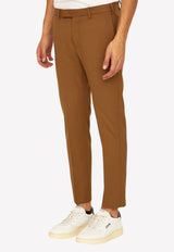 Straight-Leg Wool Pants