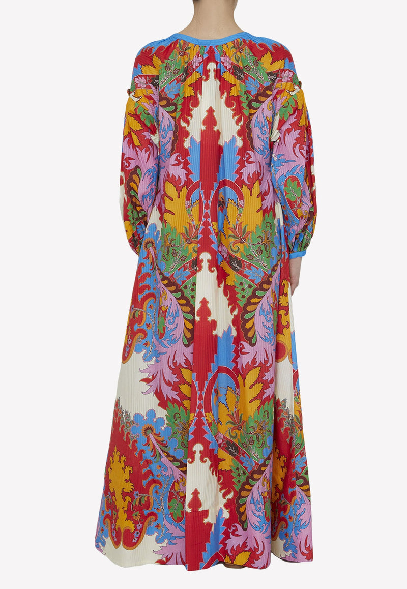 Paisley-Print Tunic Dress