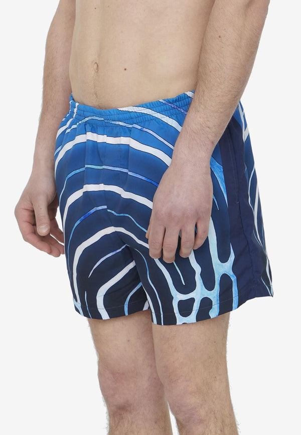 Ange De Nuit Print Swim Shorts