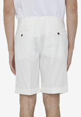 Bermuda Shorts with Pleats